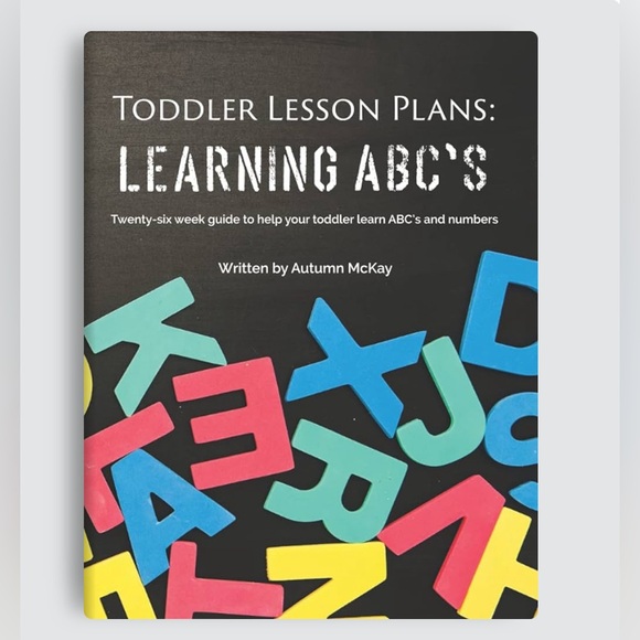 NEW Toddler Lesson Plans: Learning ABC's: 26 wk guide book ages 2-6 yr olds - Picture 1 of 13